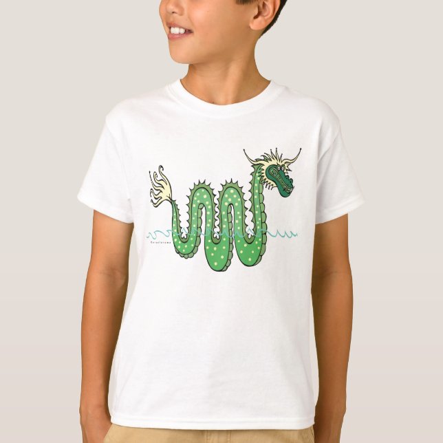 T-shirt Serpent vert (Devant)