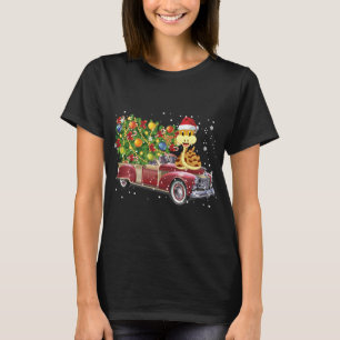 T-shirt Serpents Marches Camion Rouge Arbre de Noël Joyaux