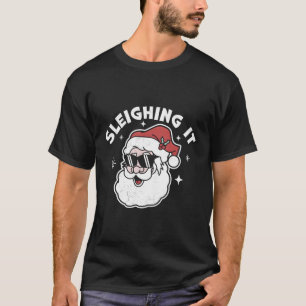 T-shirt Serrer le Père Noël Père Noël le traîneau