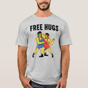 T-shirt Serrure de lutte de serrures Retro Wrestler papa c
