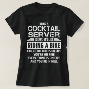 T-shirt Serveur Cocktail