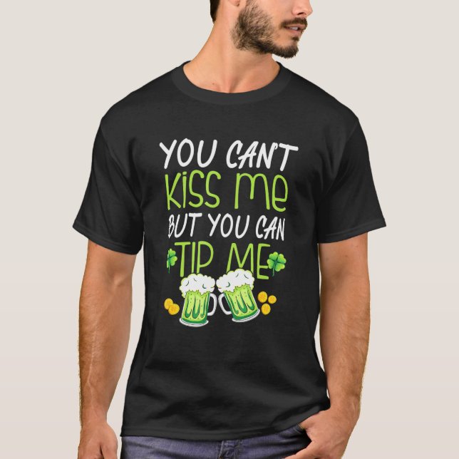 T-shirt Serveur de serveuse Jour de la Saint Patrick Barte (Devant)