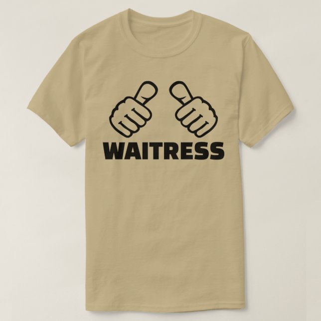 T-shirt Serveuse 4 (Design devant)