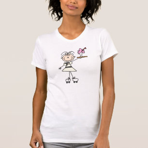 T-shirt Serveuse de Rollerskating