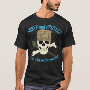 T-shirt Servez Et Protégez La Réparation De Ce Que Vous Av
