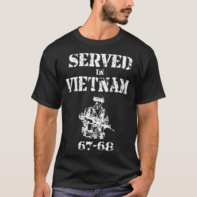 T-shirt servi au vietnam vétéran (Devant)