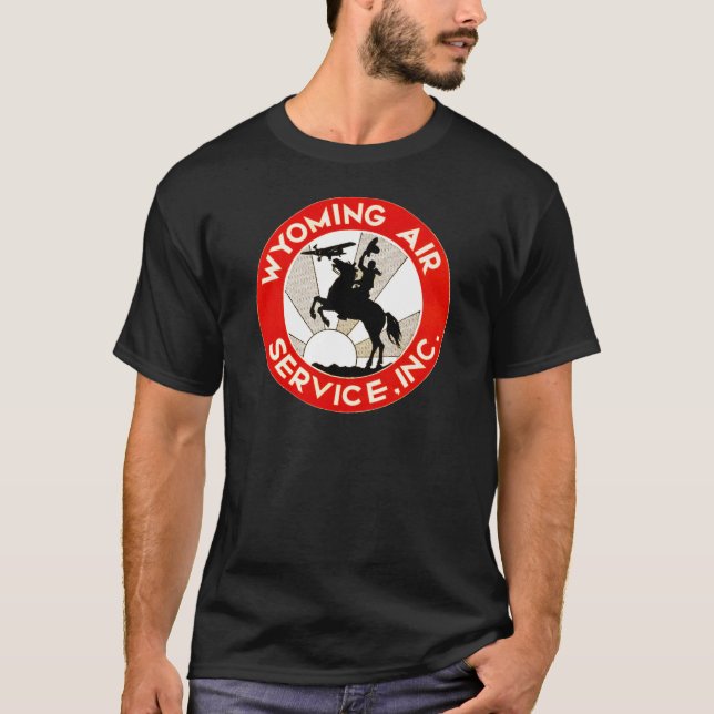 T-shirt Service aérien du Wyoming (Devant)