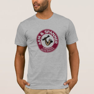 T-shirt Service automatique de bras et de clé sur la piè