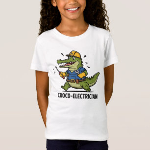 T-Shirt Service de Croco-électricien amusant