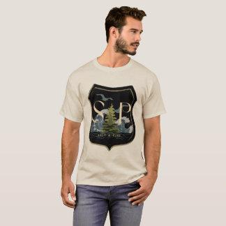 T-shirt Service De Forêt De Sel Et De Pin