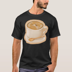 T-shirt Service de livraison Kiki S Latte Cafe Art