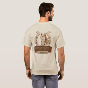 T-shirt Service de maréchalerie pour chevaux personnalisé 