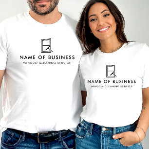 T-shirt Service de nettoyage de fenêtres de logo professio