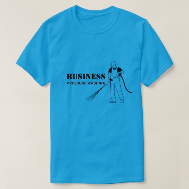 T-shirt Service de nettoyage de lave-linge à pression (Design devant)