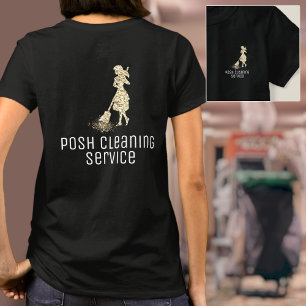 T-shirt Service de nettoyage personnalisé Parties scintill