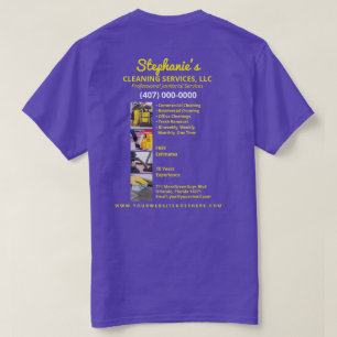 T-shirt Service de nettoyage professionnel/entretien ménag