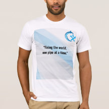 Service de plomberie Logo de goutte d'eau bleue Pl