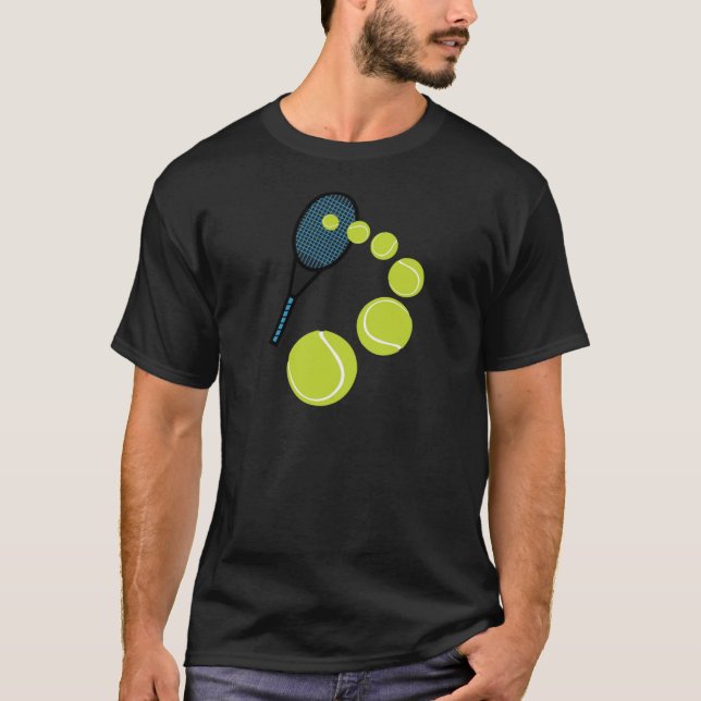 T-shirt SERVICE de TRANCHE de FAN de tennis (Devant)
