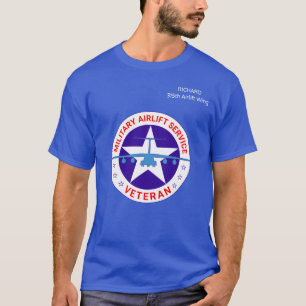 T-shirt Service de transport aérien militaire élégant vété