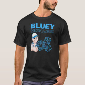 T-shirt Service de voiturier Bluey Mechanics