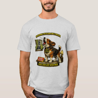 T-shirt Service des plaintes pour bruit de Beagle | Hurlem