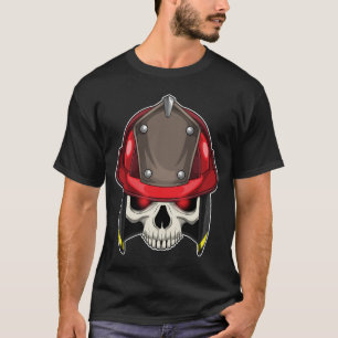 T-shirt Service des pompiers du crâne