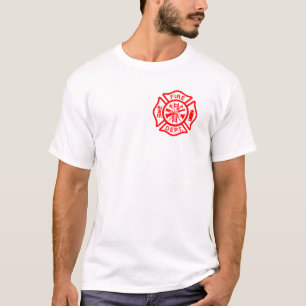 T-shirt Service d'incendie classique Maltese Cross Firefig