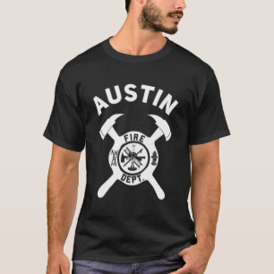 T-shirt Service D'Incendie De La Ville D'Austin, Texas Fir