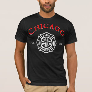 T-shirt Service d'incendie de la ville de Chicago (Illinoi