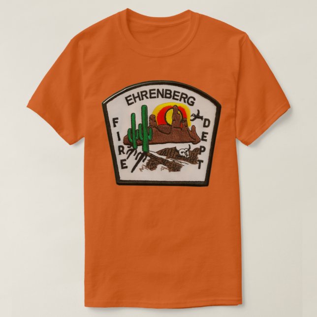 T-shirt Service d'incendie d'Ehrenberg (Design devant)