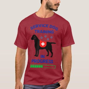 T-shirt Service Dog in Training Registered Trainer Lab