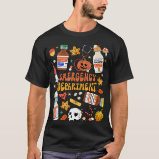 T-shirt Service d'urgence Funny Er Nurse Halloween Spoo