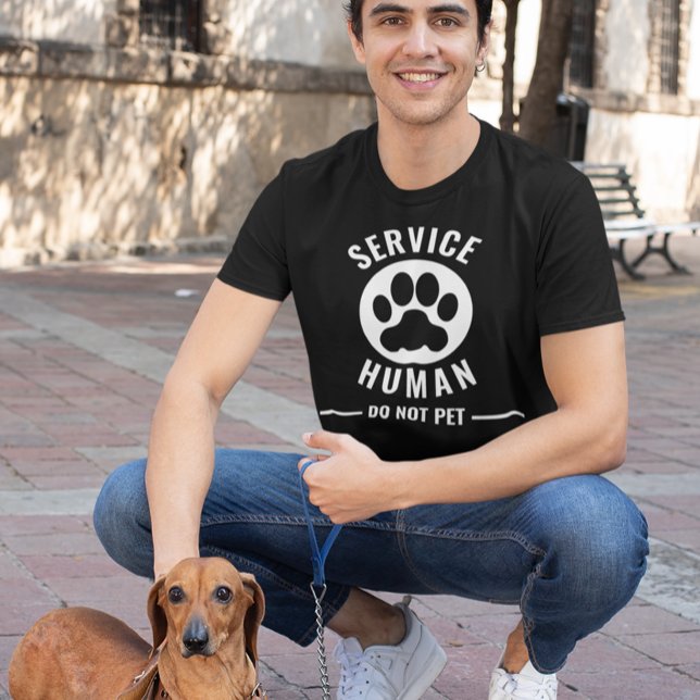 T-shirt Service humain ne pas animaux de compagnie (Créateur téléchargé)