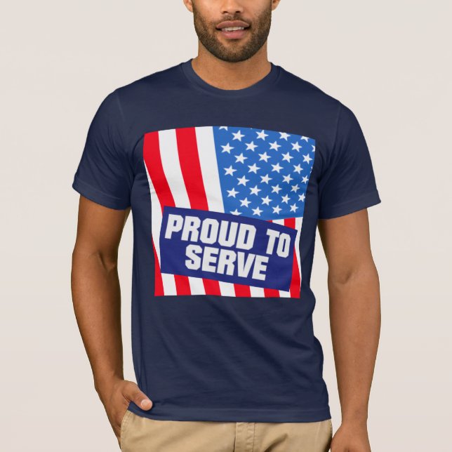 T-shirt Service militaire des Etats-Unis (Devant)