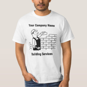 T-shirt Services de construction Promotion commerciale