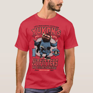 T-shirt Services de pourvoirie et de guide de Yukons