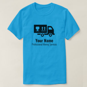 T-shirt Services mobiles personnalisables bleu