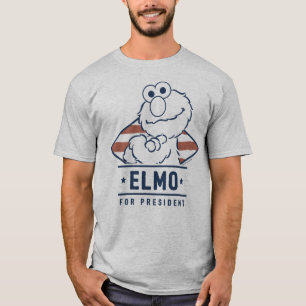 T-shirt Sesame Street   Elmo pour Président Vintage