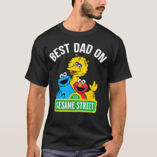 T-shirt Sesame Street Meilleur Papa de Sesame pour la Fête