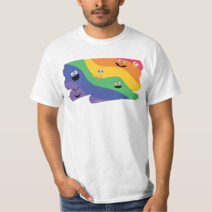 T-shirt Sesame Street Pals Rainbow