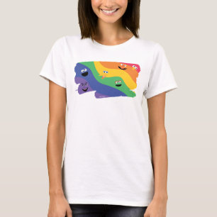 T-shirt Sesame Street Pals Rainbow