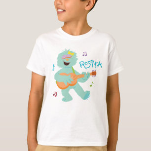 T-shirt Sesame Street   Rosita jouant de la guitare