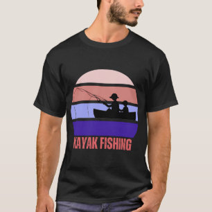 T-shirt Session de pêche en kayak pour père et fils