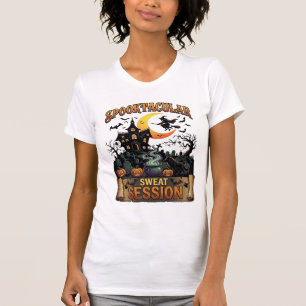 T-shirt Session de sudation effrayante Maison hantée Sorci