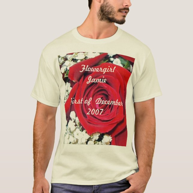 T-shirt s'est levé, Flowergirl JaimeFirst de décembre 2007 (Devant)