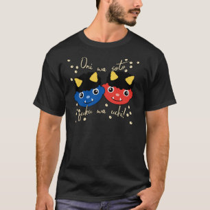 T-shirt Setsubun Oni Red et Blue Demons