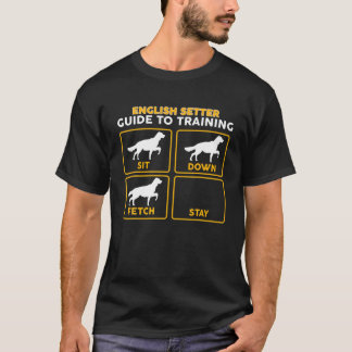 T-shirt Setter anglais | Funny Guide To Training