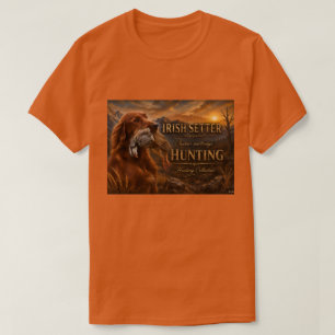 T-shirt Setter Irlandais avec Perdrix Chukar ,Art