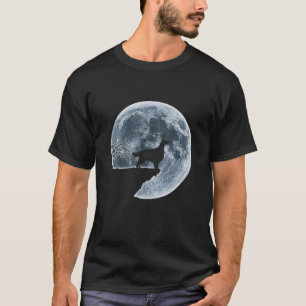 T-shirt Setter irlandais Costume Halloween Lune Silhouette