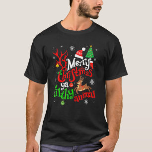 T-shirt Seul Amusant À La Maison Films Joyeux Noël Tu Peux